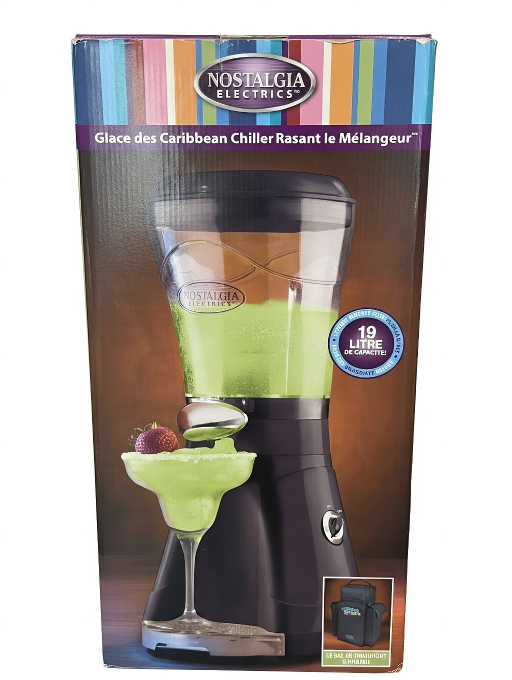 Black Caribbean Slush Drink Maker - 19 Litre